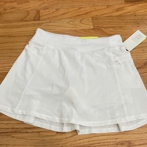 all in motion kids white tennis skort